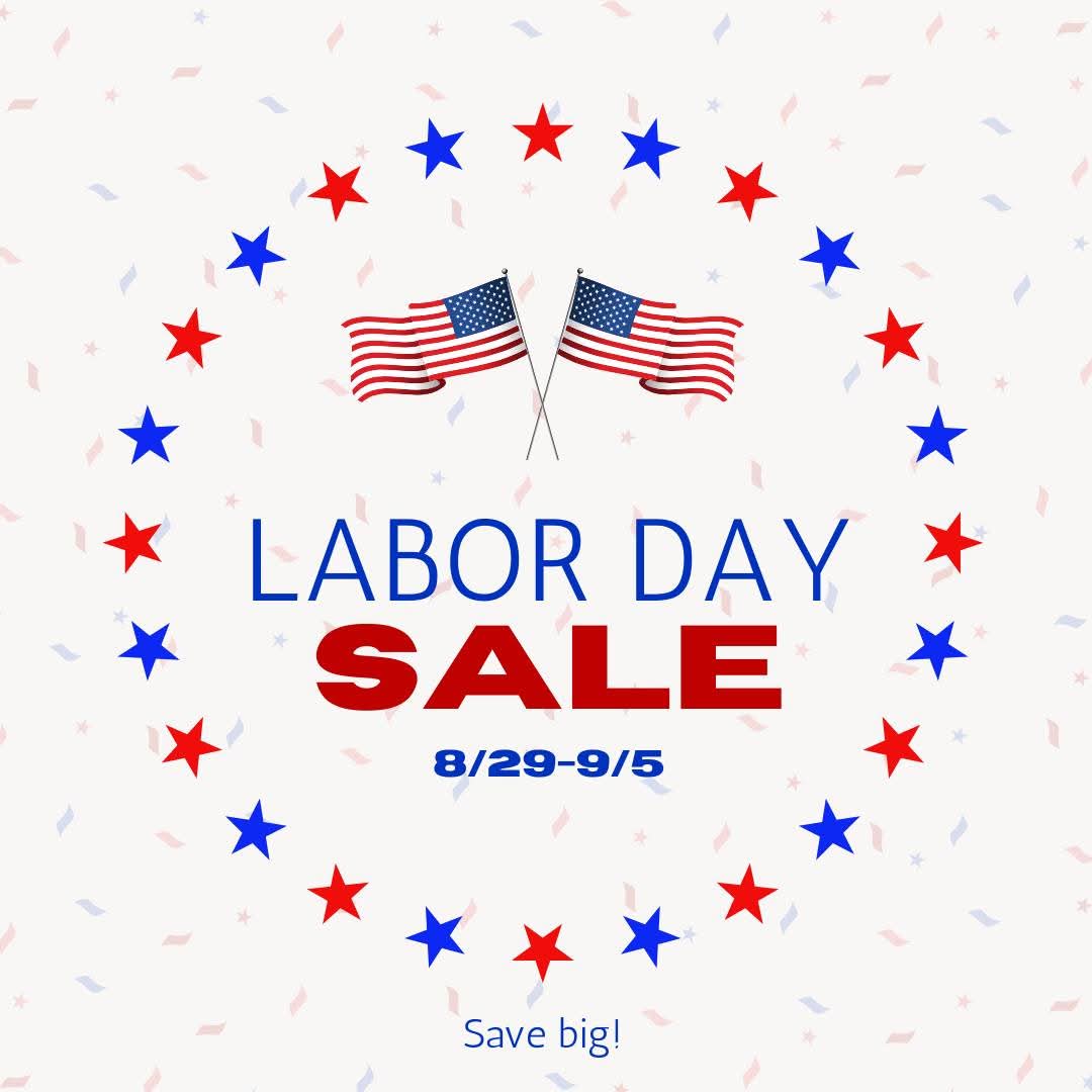 Labor Day Sale!