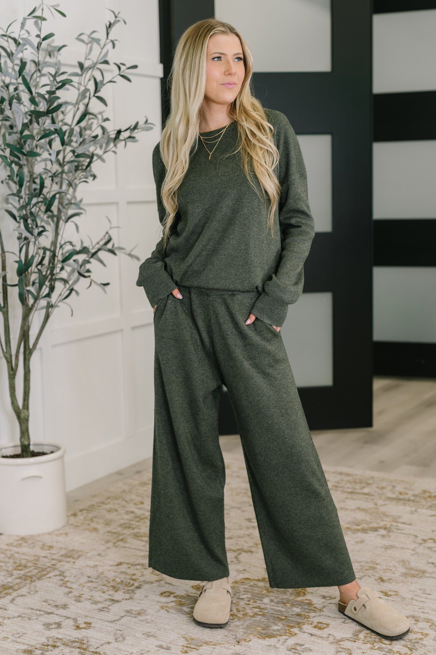 Clove Sweater in Moss